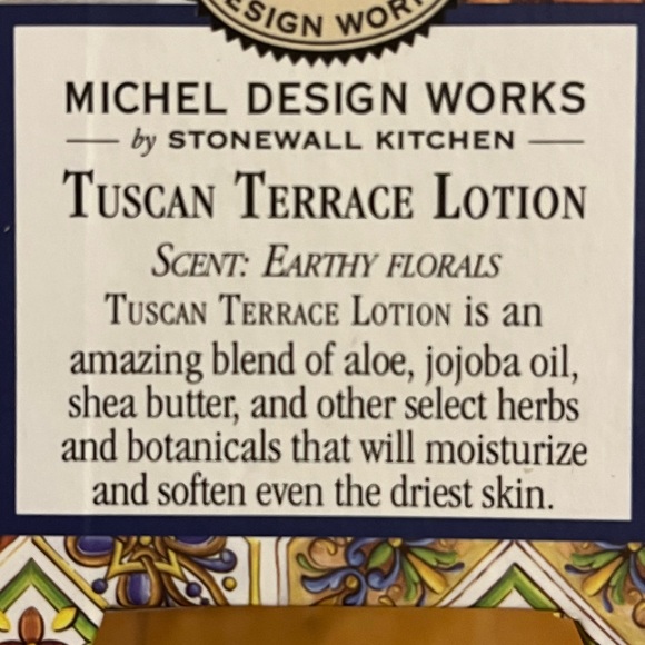 💖Michel Design Works Tuscan Terrace hand and body lotion w/ Shea Butter - Picture 4 of 6